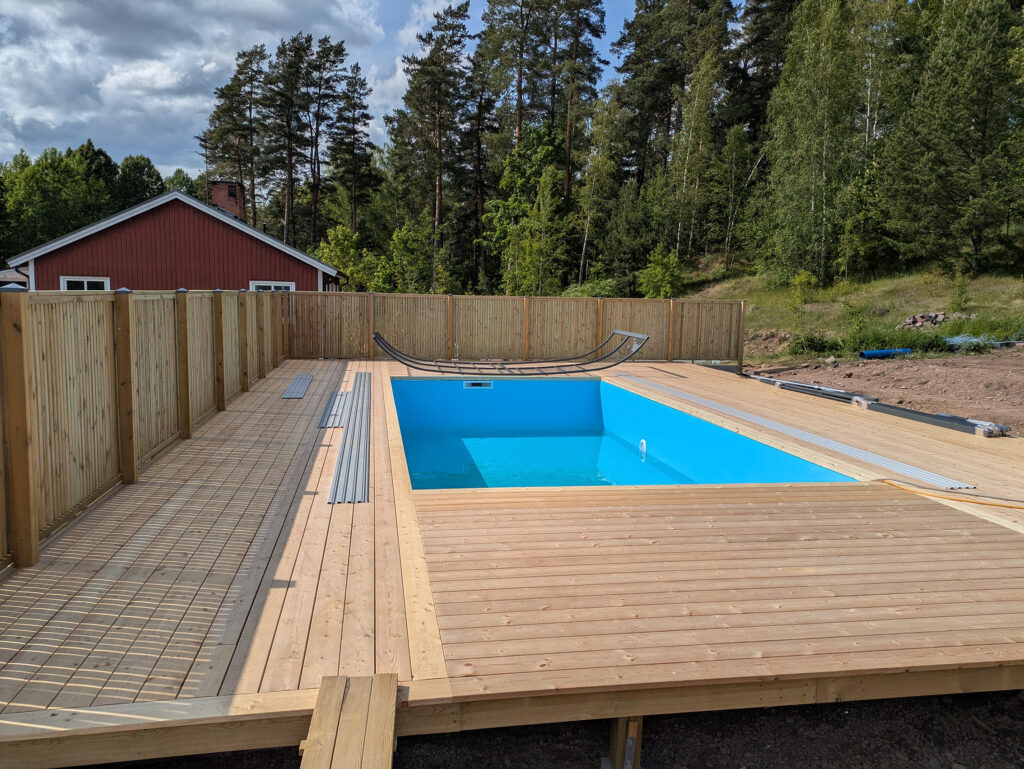 Nybyggd pool